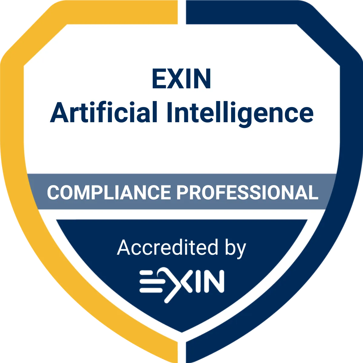 Accreditations 22 EXIN Artificial Intelligence Compliance Professional